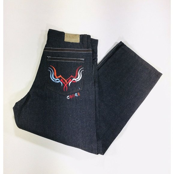Vintage COOGI Jeans 36x32 Embroidered Heavy Denim